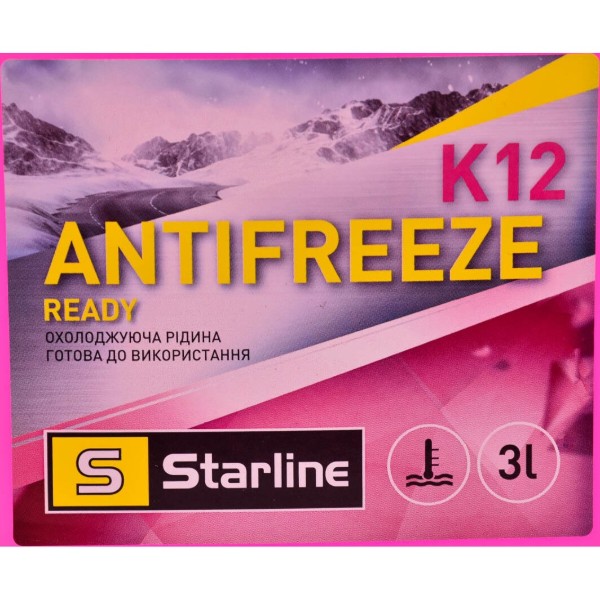 Фото - Антифриз MPM Starline Ready to Use G-12+ 3л (NA K12READY-3)